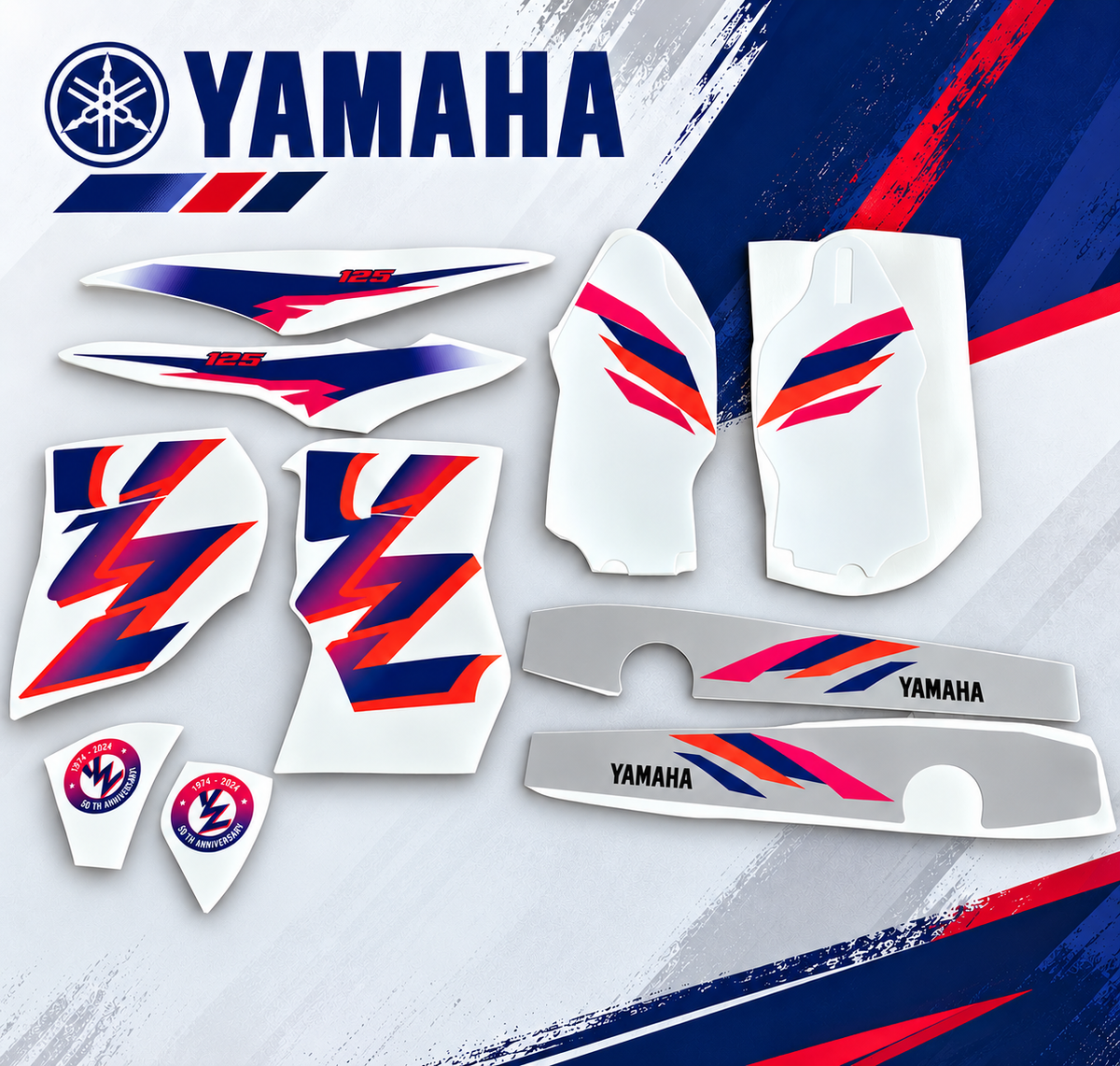 Kit deco 125 yz 50th 2022-2024
