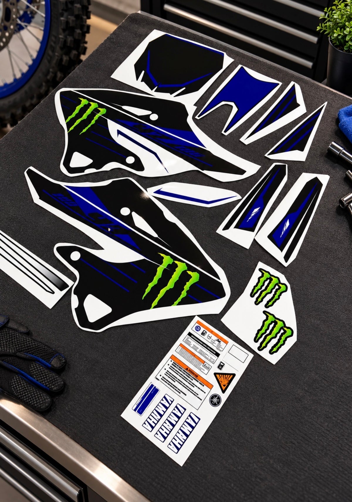 Kit déco MONSTER 125 yz 2022-2025