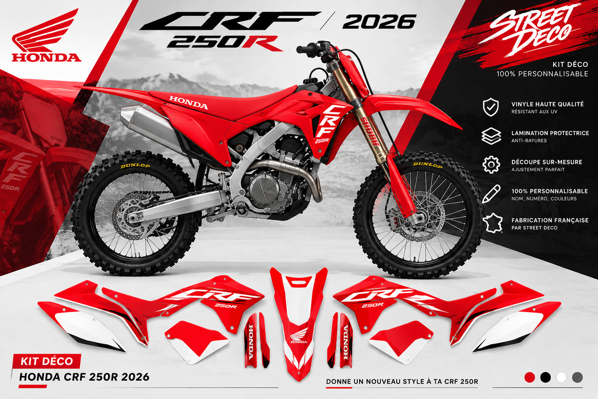 Kit déco Honda CRF250R 2026 - STREET DECO